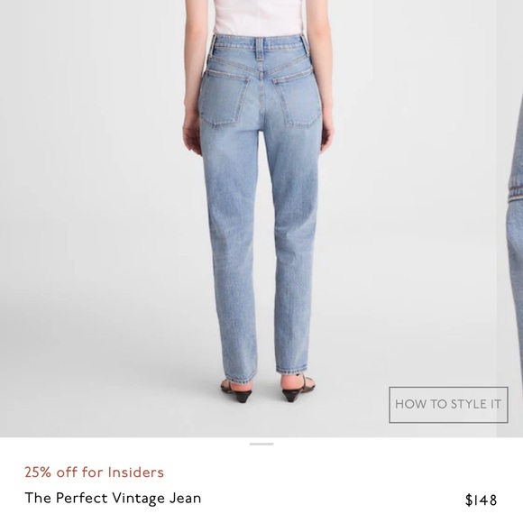 Madewell Perfect Vintage Jean - Picture 2 of 6